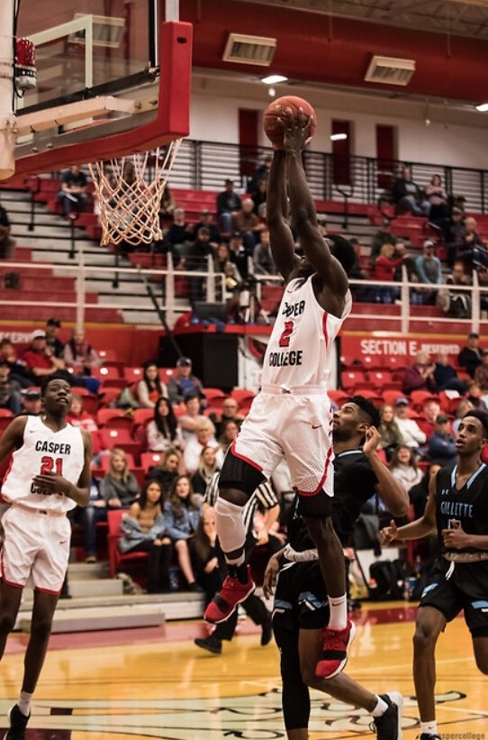 Dunking at Casper College, USA